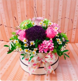 Flower Arranging Course   Hat Box 25th February